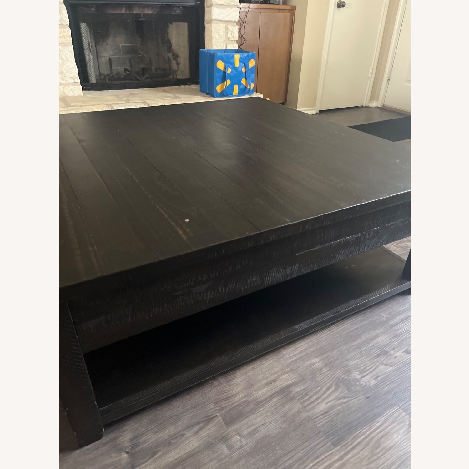 Black Wood Coffee Table - image-3