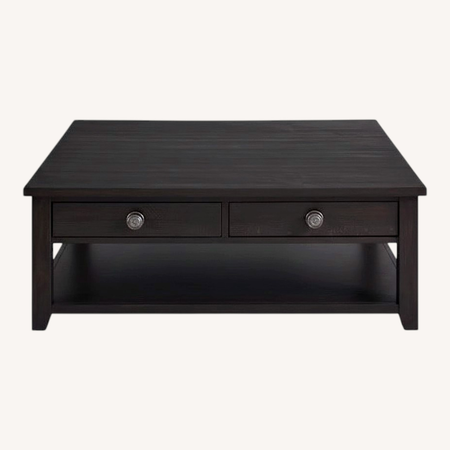 Black Wood Coffee Table - image-0