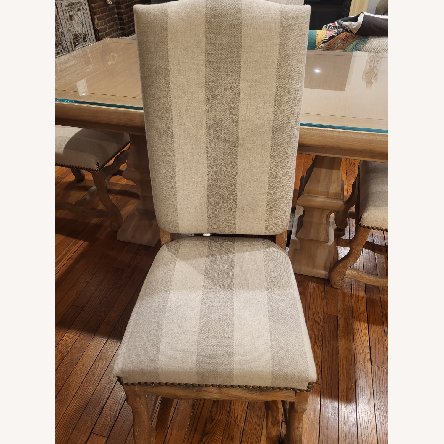 Ballard Designs Wood Dining Set - image-4