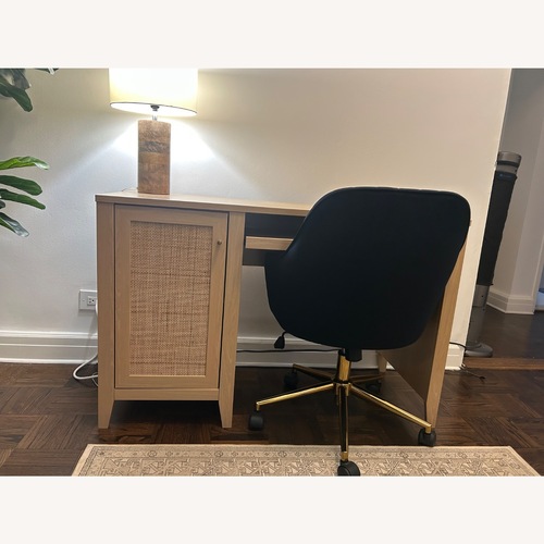 Used Wayfair Natural Wood Desk for sale on AptDeco