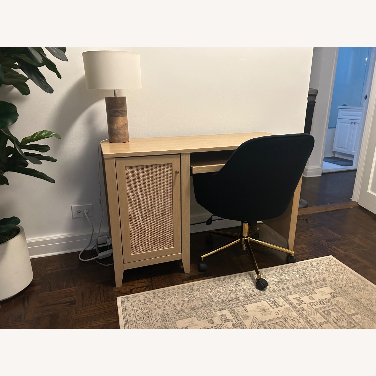 Wayfair Natural Wood Desk - image-8