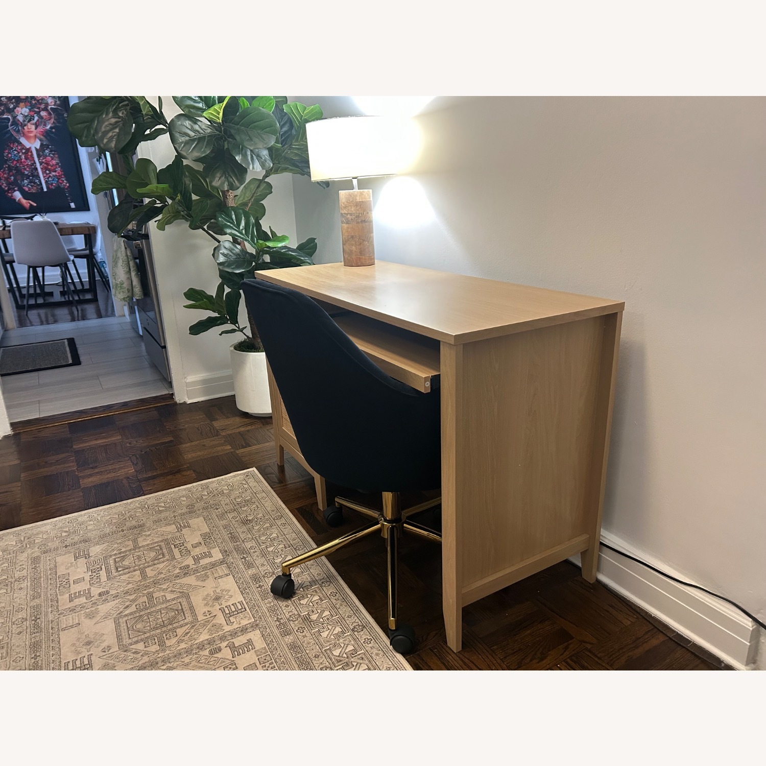 Wayfair Natural Wood Desk - image-5