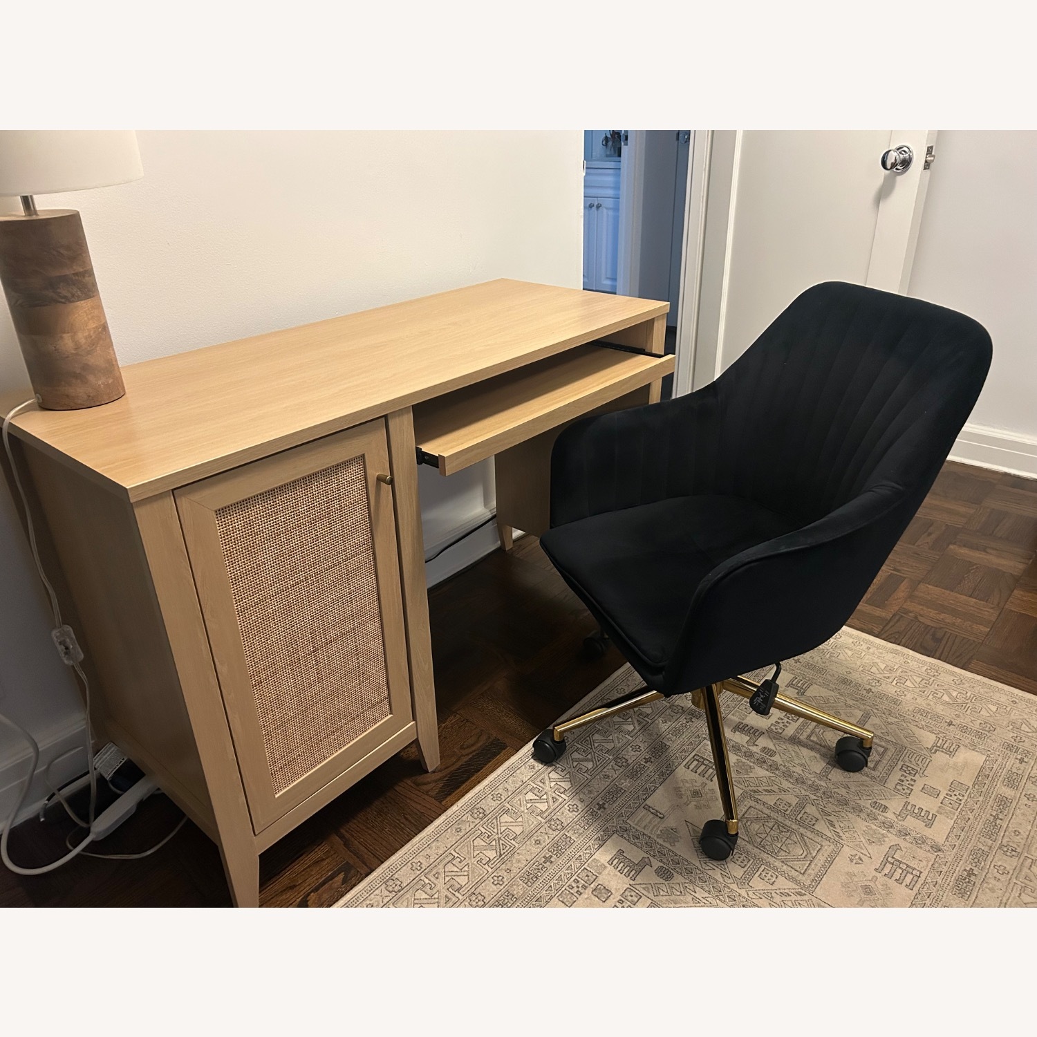 Wayfair Natural Wood Desk - image-9