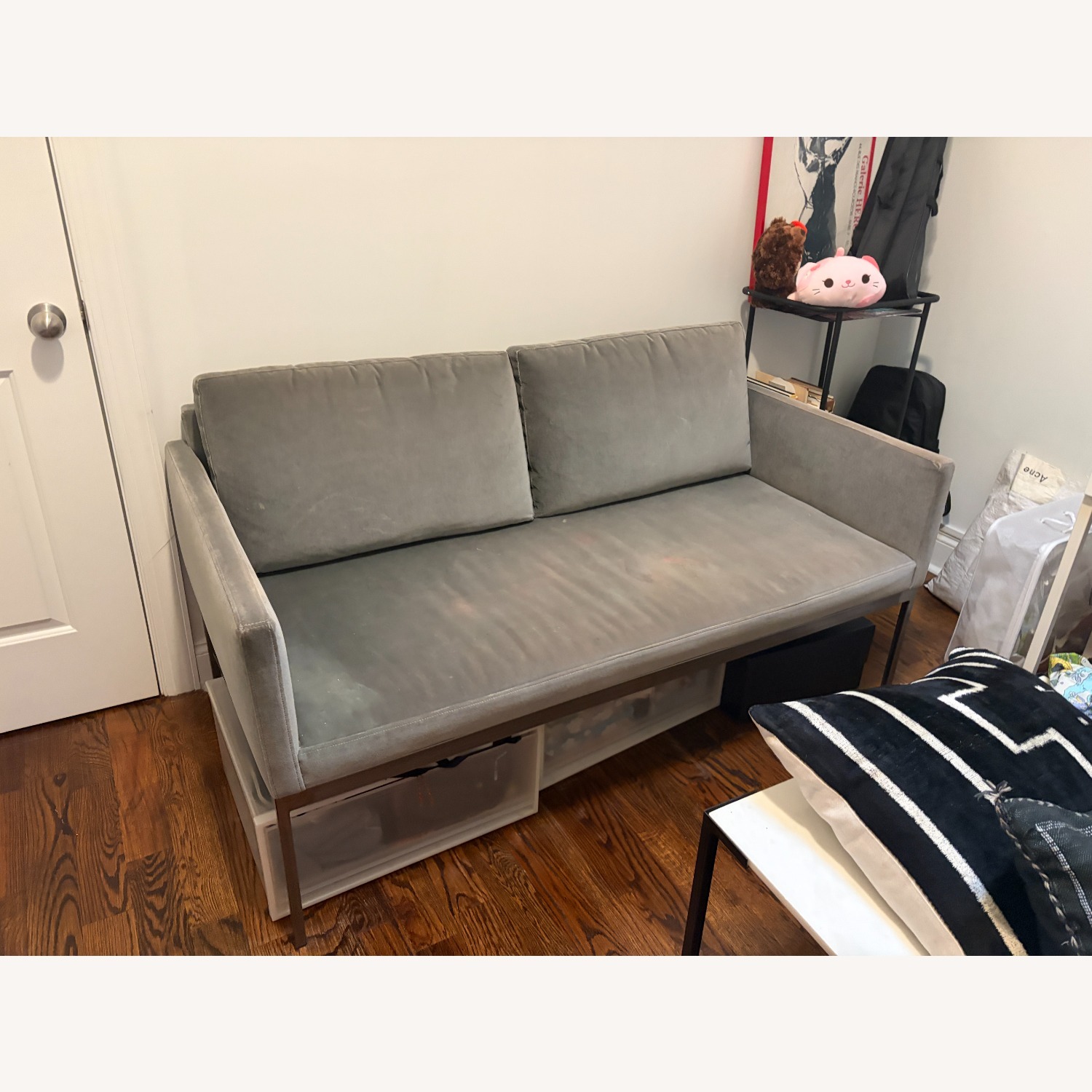 ABC Carpet and Home Velvet Loveseat - image-3