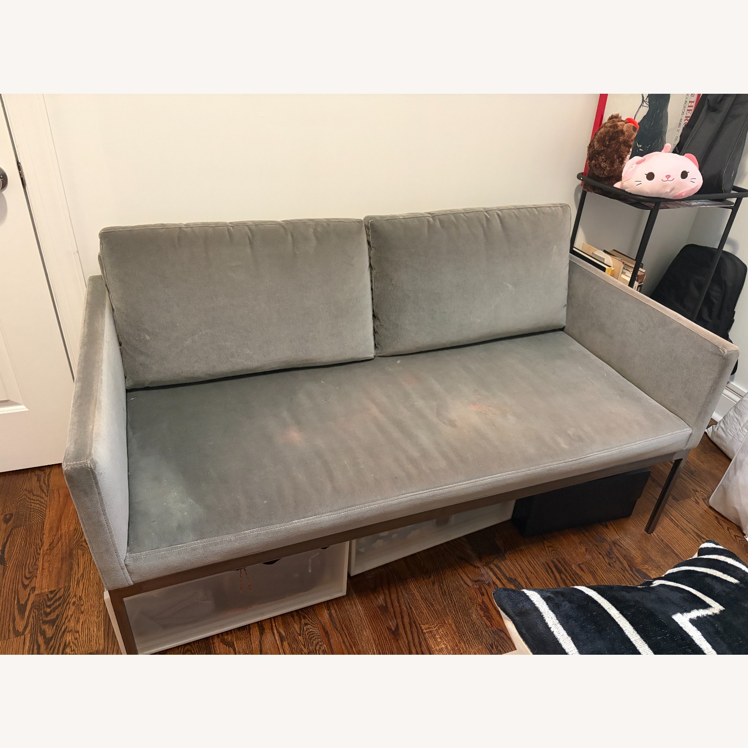 ABC Carpet and Home Velvet Loveseat - image-1