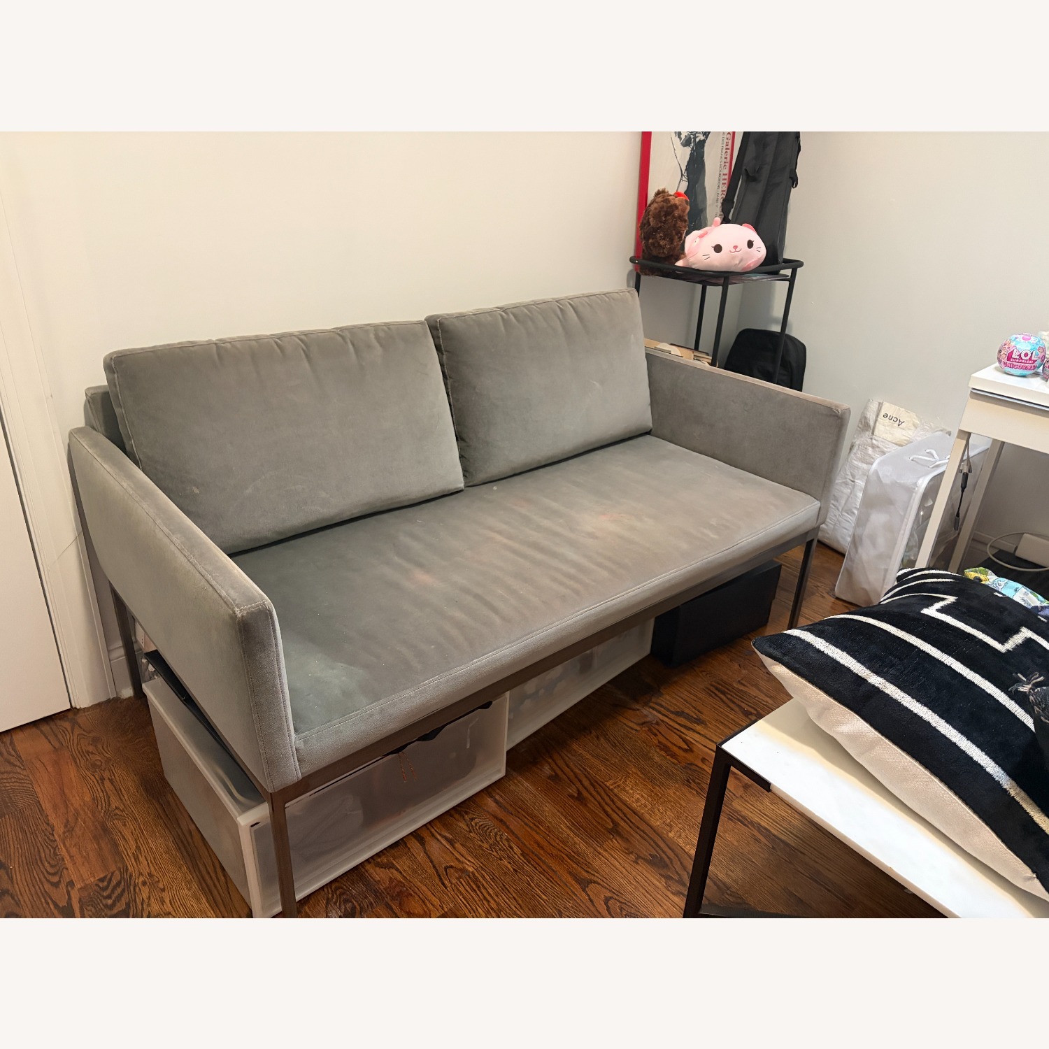 ABC Carpet and Home Velvet Loveseat - image-4