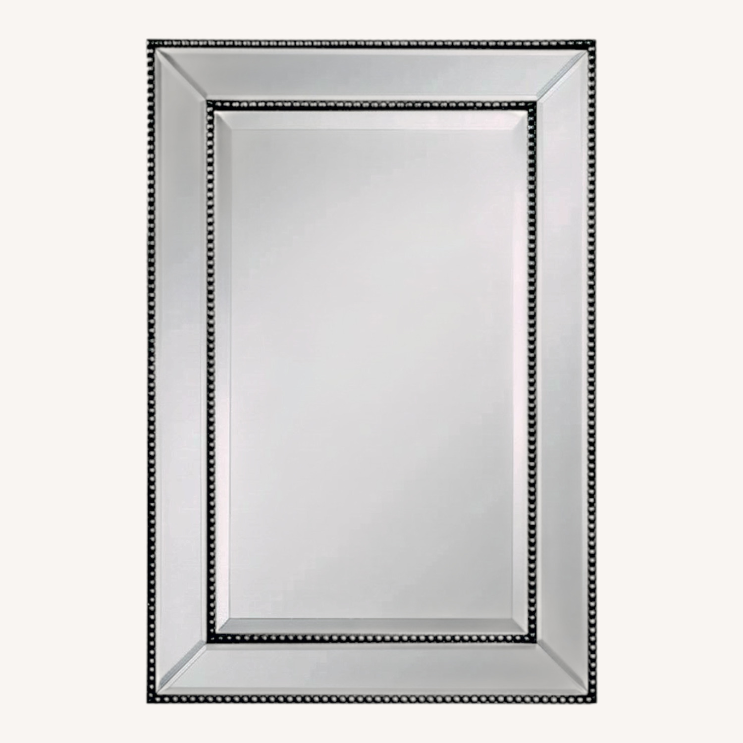 Wayfair Silver Metal Wall Mirror - image-0