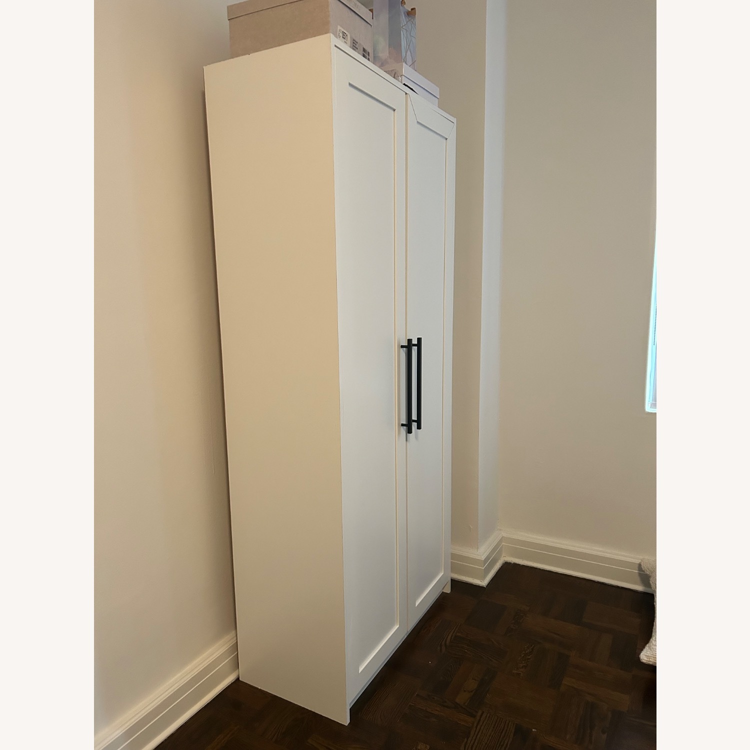 Wayfair White Wood Armoire - image-2