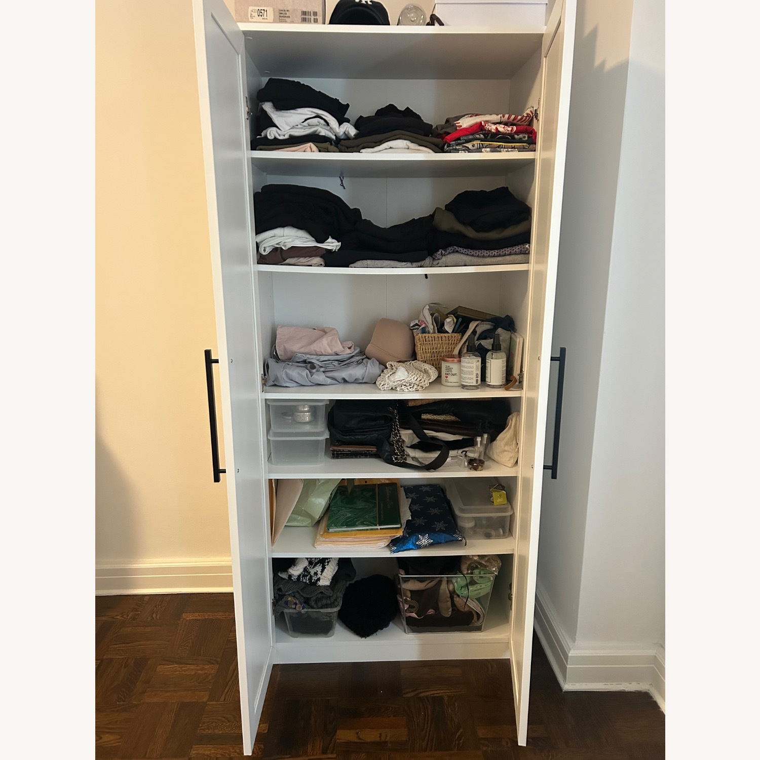 Wayfair White Wood Armoire - image-3