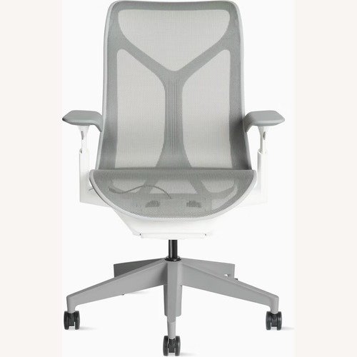 Used Herman Miller Cosm White Metal Office Chair for sale on AptDeco