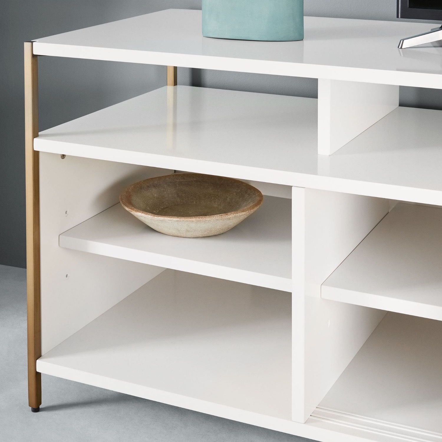West Elm Zane Natural Wood Media Storage - image-5