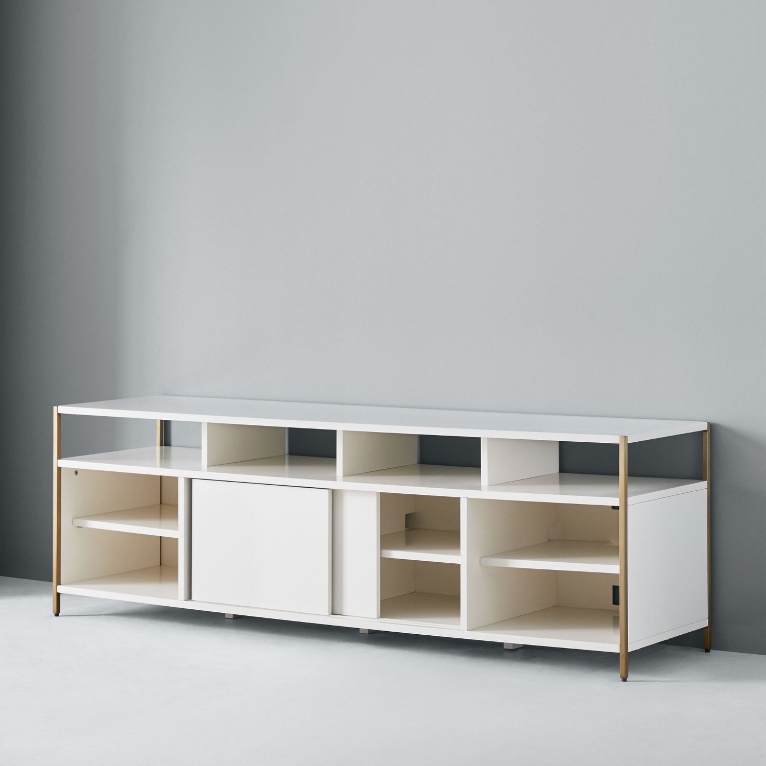 West Elm Zane Natural Wood Media Storage - image-3