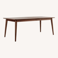 Crate & Barrel Tate Walnut Dining Table