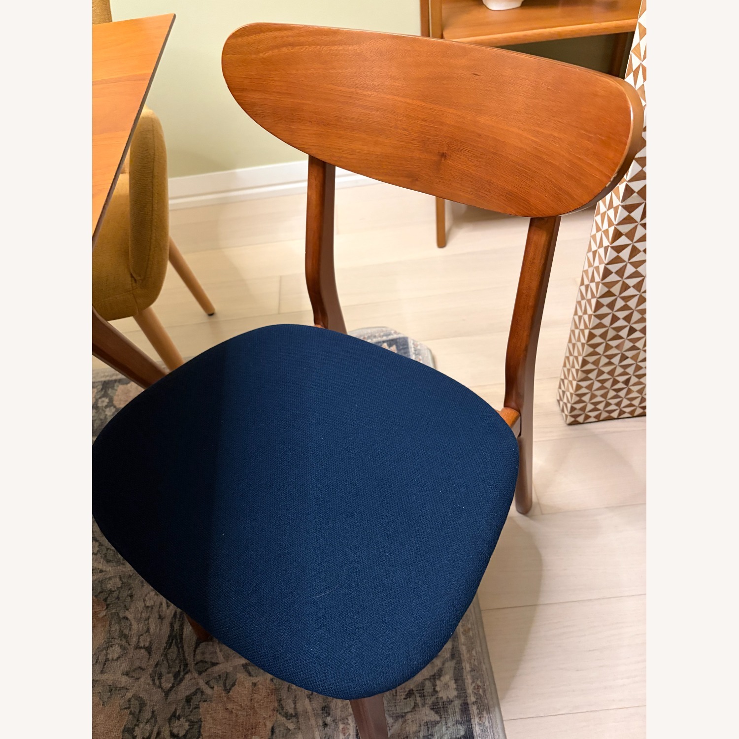 Crate & Barrel Tate Walnut Dining Table - image-5