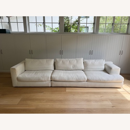 Used Cassina White Fabric 2 Piece Sectional for sale on AptDeco
