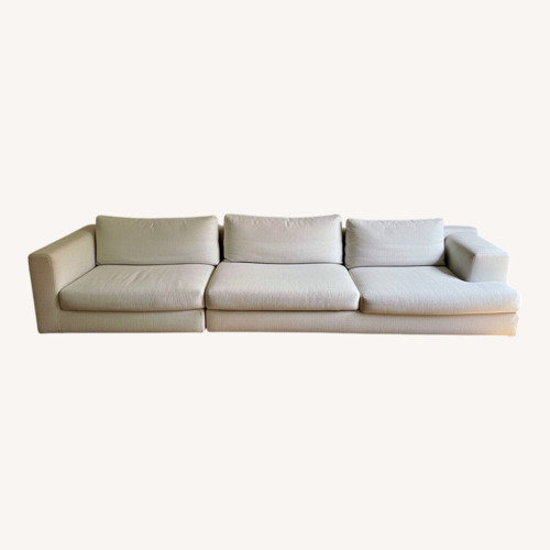 Used Cassina White Fabric 2 Piece Sectional for sale on AptDeco