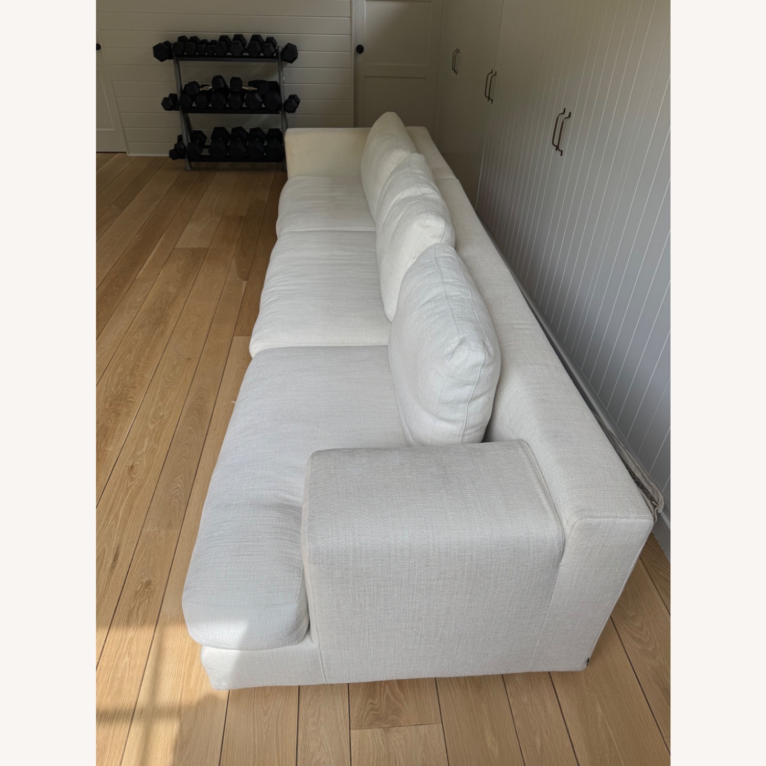 Cassina White Fabric 2 Piece Sectional - image-2