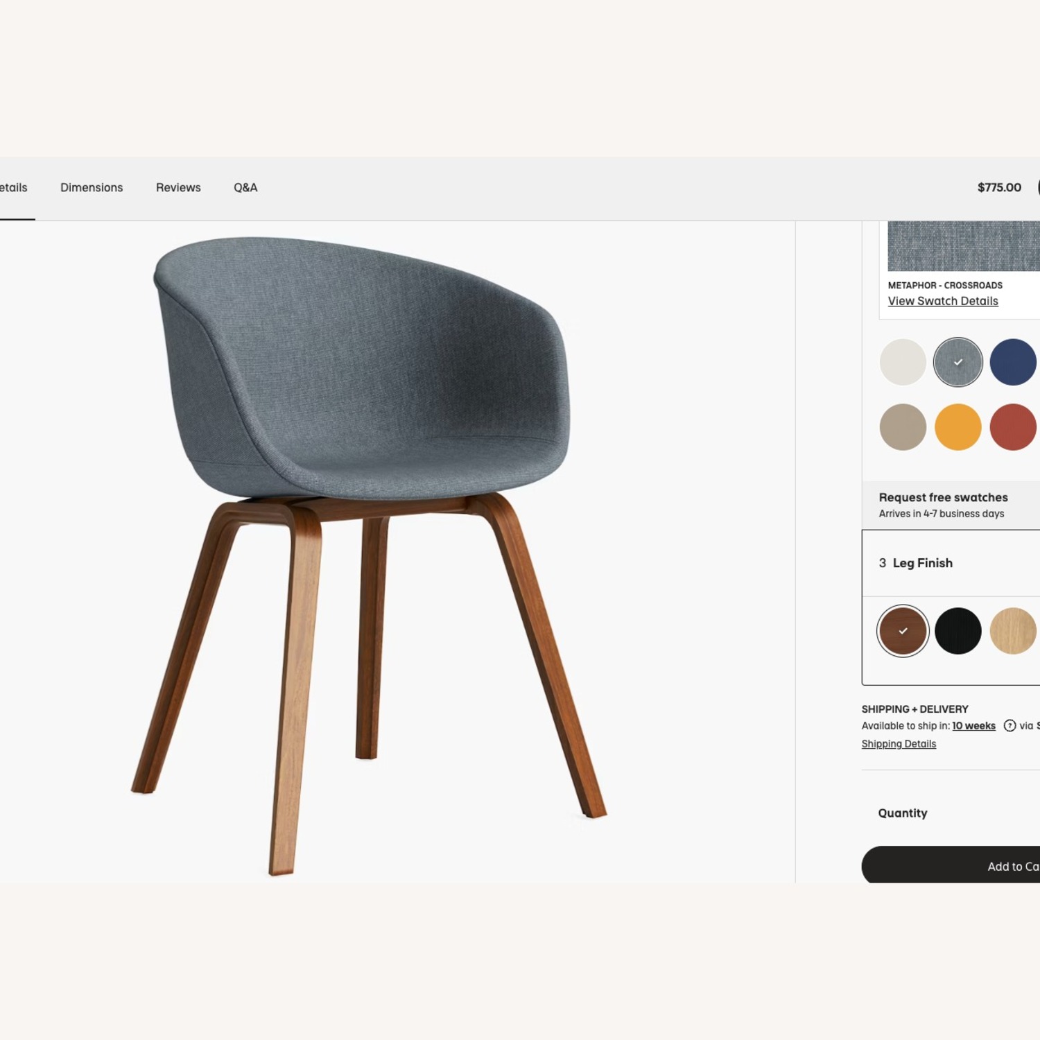 Hay Grey About A Chair 23 Armchair - image-3