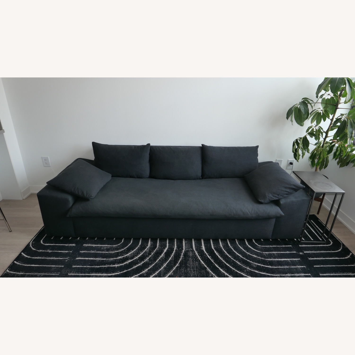CB2 Algora Dark Gray Sleeper Sofa - image-4
