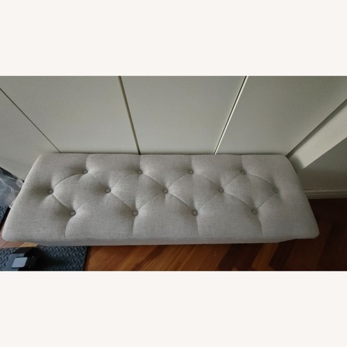 Used Wayfair Light Gray Fabric Chest for sale on AptDeco