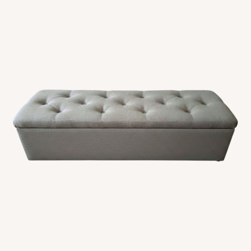 Used Wayfair Light Gray Fabric Chest for sale on AptDeco