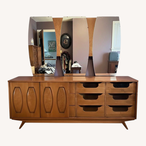 Used MCM Mirrored Dresser by Young Manufacturing  for sale on AptDeco