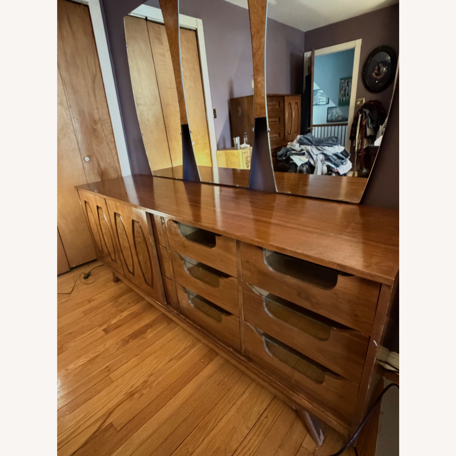 MCM Mirrored Dresser by Young Manufacturing  - image-7