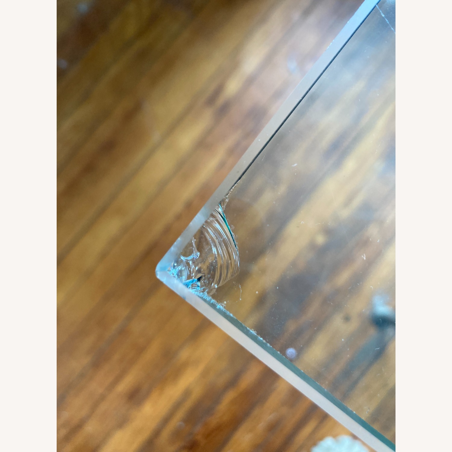 Pierre Deux Glass Dining Table with Iron Base - image-8