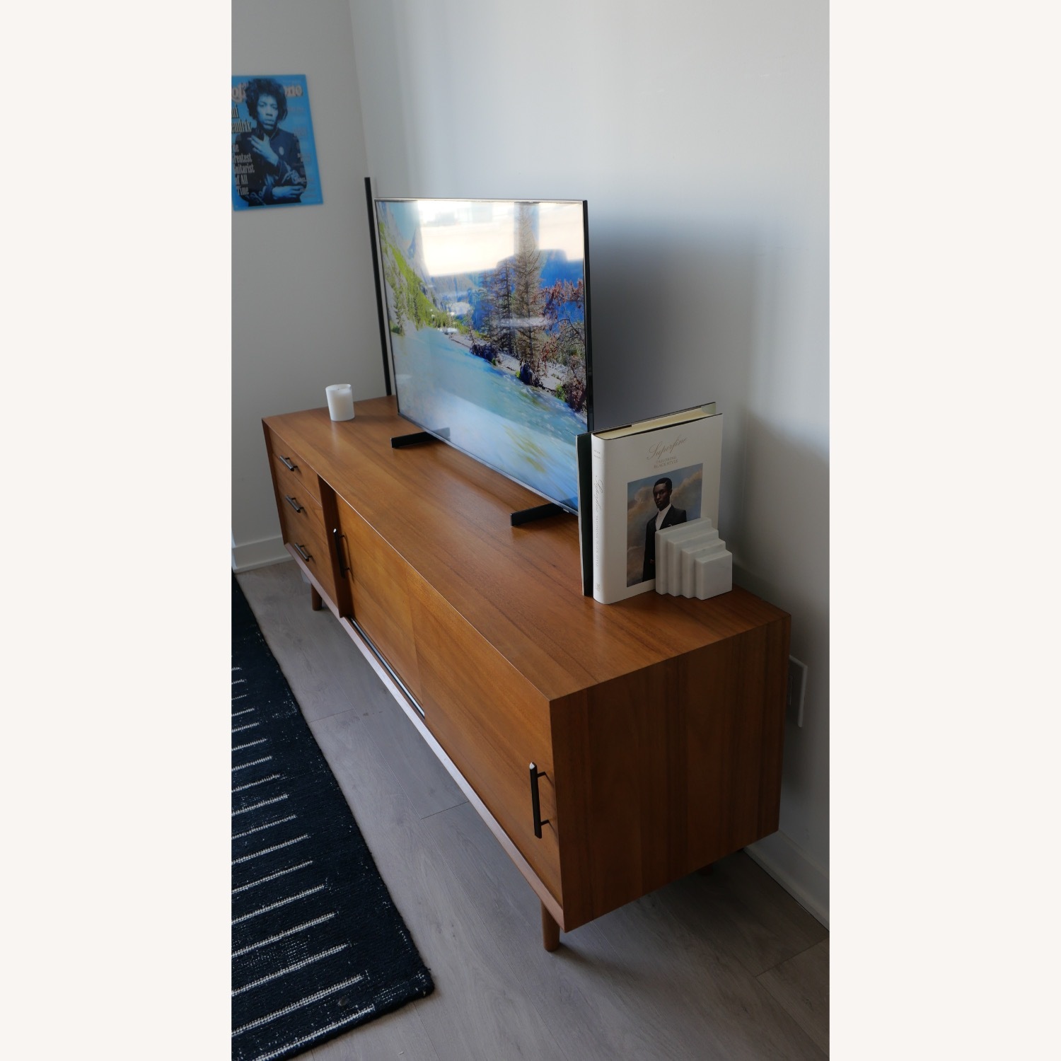 West Elm Mid-Century Media Console (80") - image-1