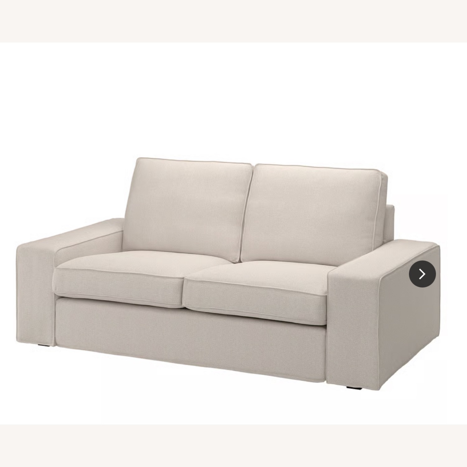 IKEA Kivik Natural Fabric Loveseat - image-1