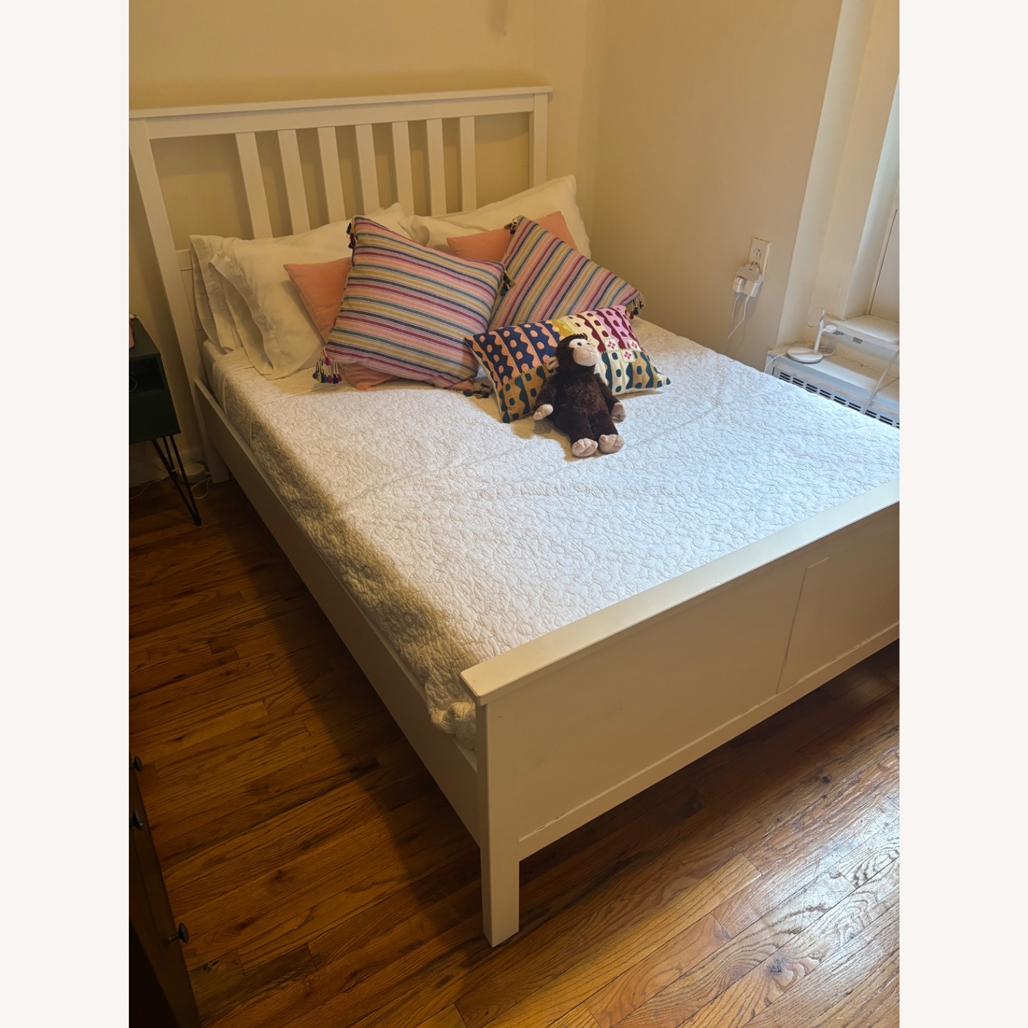 IKEA HEMNES White Wood Full Bed - image-3