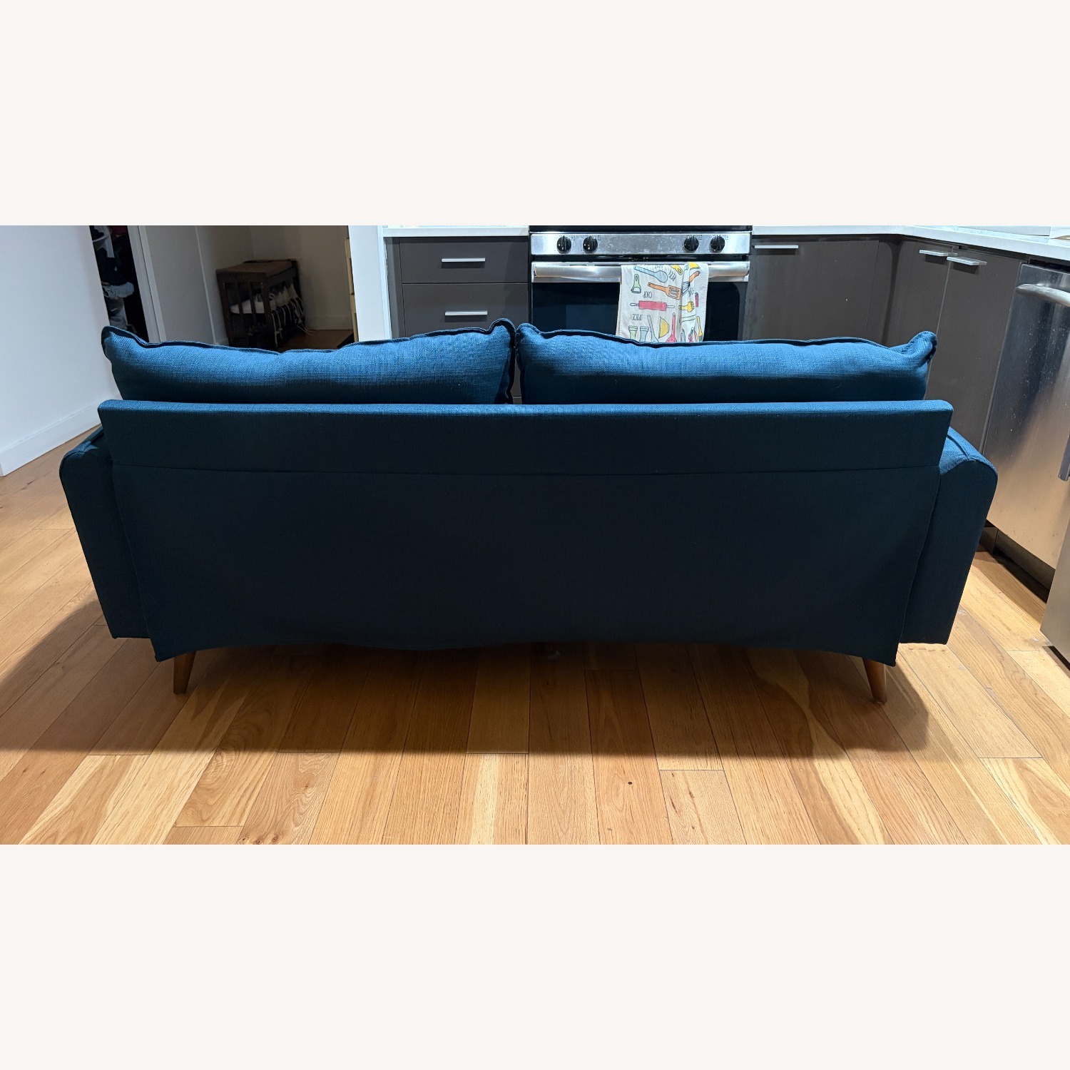 Modway Blue Sofa - image-3