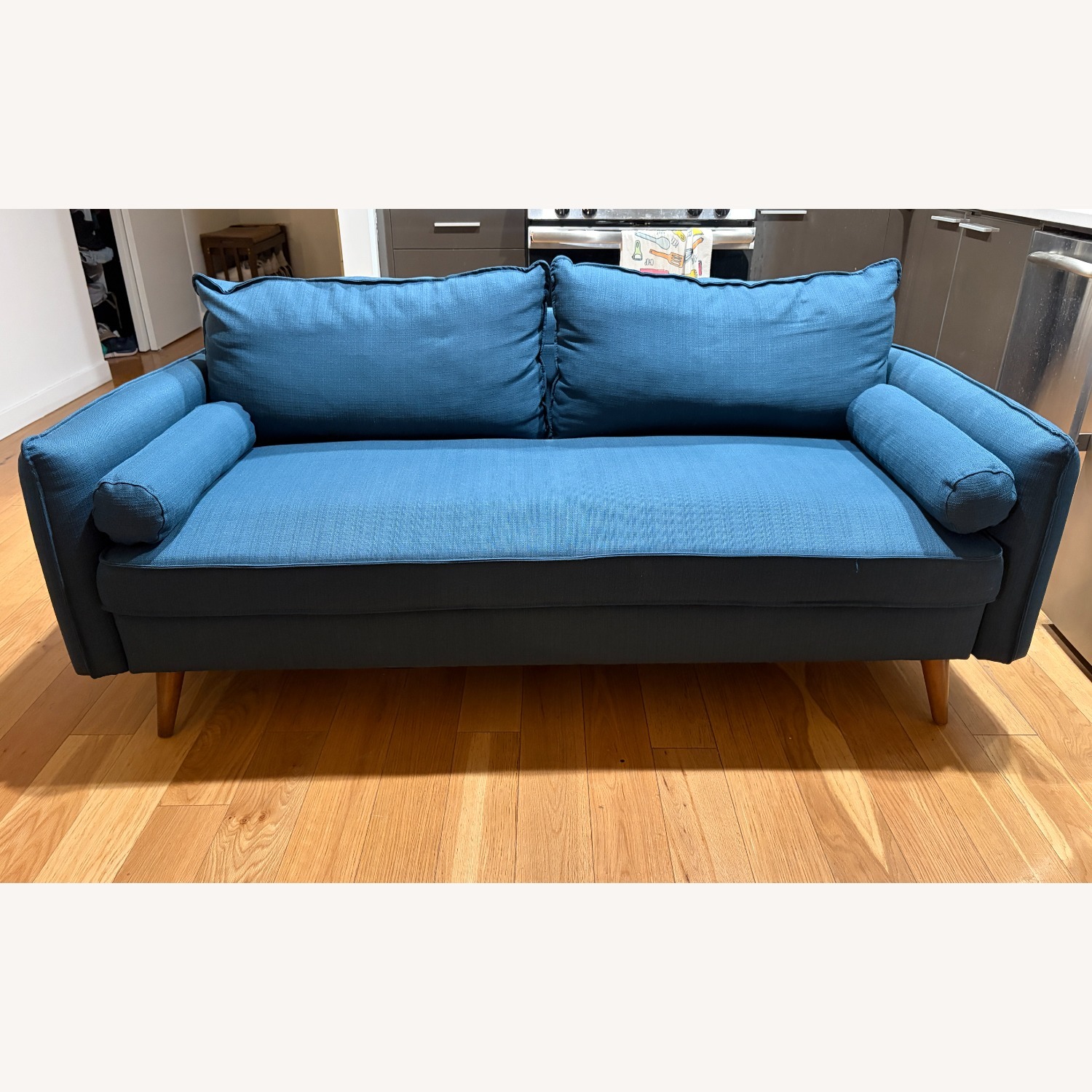 Modway Blue Sofa - image-2