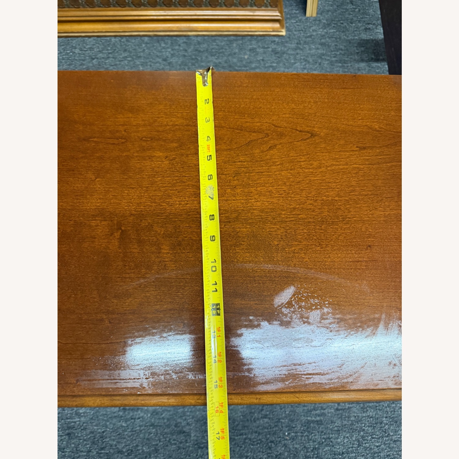 Vintage/Antique Dark Brown Wood Nightstands - image-11