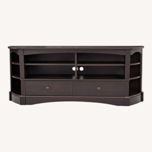Used Sauder Palladia Corner TV Stand  for sale on AptDeco