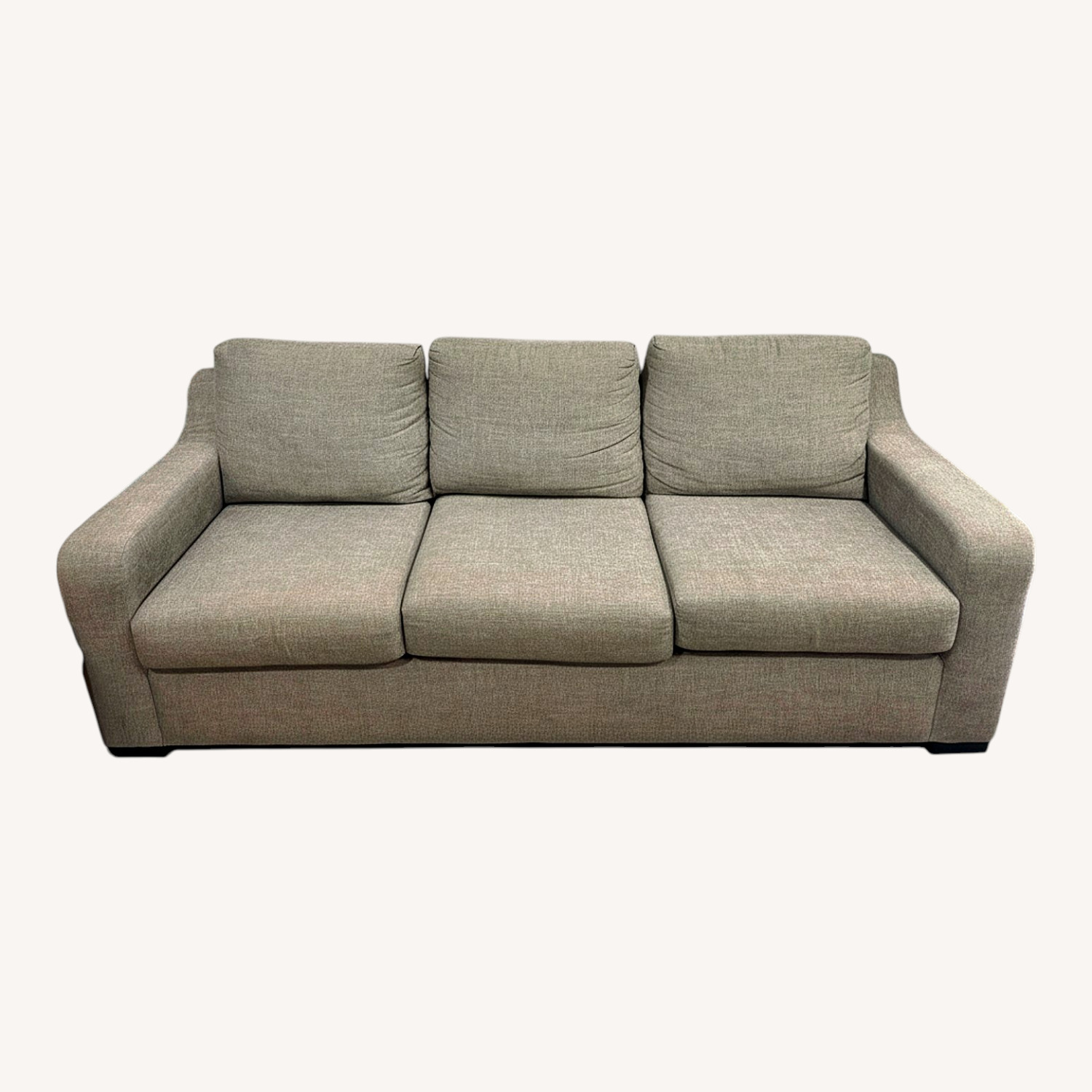 Light Gray Fabric 3+ Seater Sofa - image-0