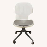 Mid-Century Lucite Desk Chair Hill Manufacturing