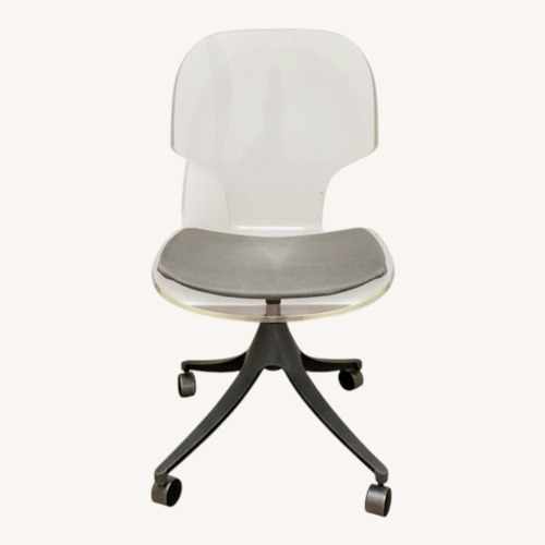 Used Mid-Century Lucite Desk Chair Hill Manufacturing for sale on AptDeco