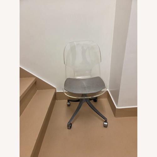 Used Mid-Century Lucite Desk Chair Hill Manufacturing for sale on AptDeco