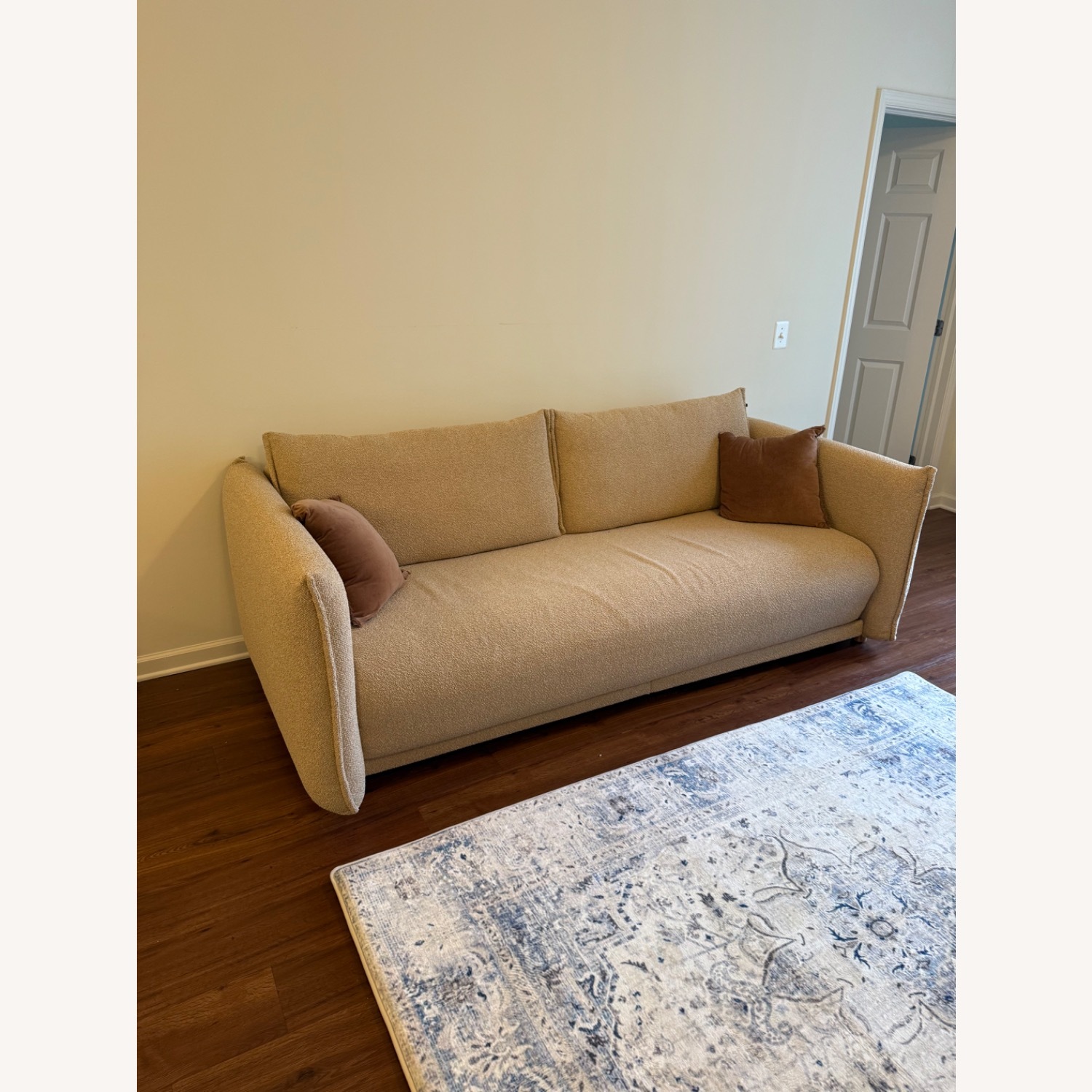 Koala Kare Byron Natural Fabric Sleeper Sofa - image-1