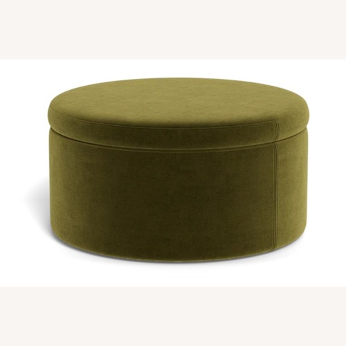 Used Interior Define Colten Green Velvet Coffee Table for sale on AptDeco
