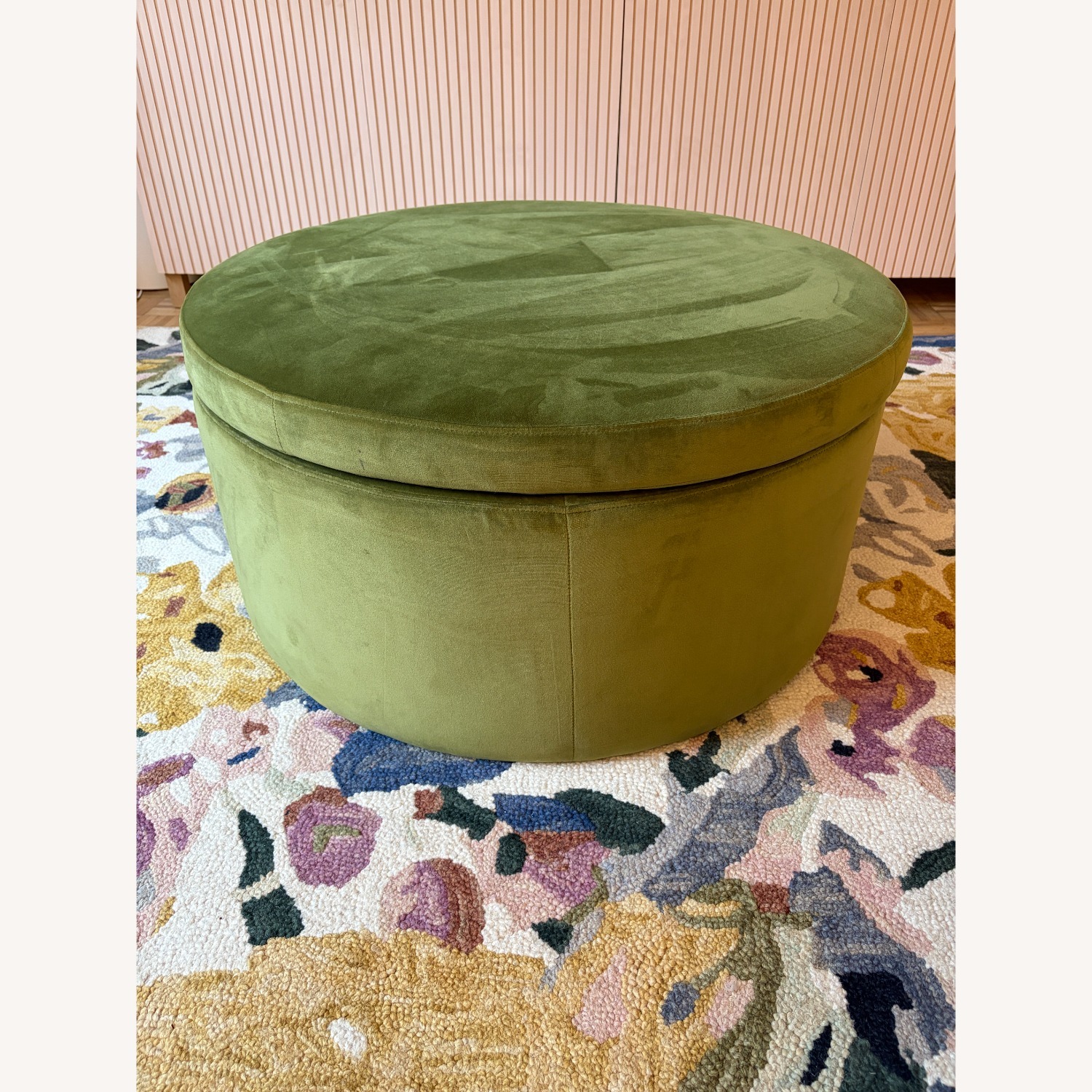 Interior Define Colten Green Velvet Coffee Table - image-4