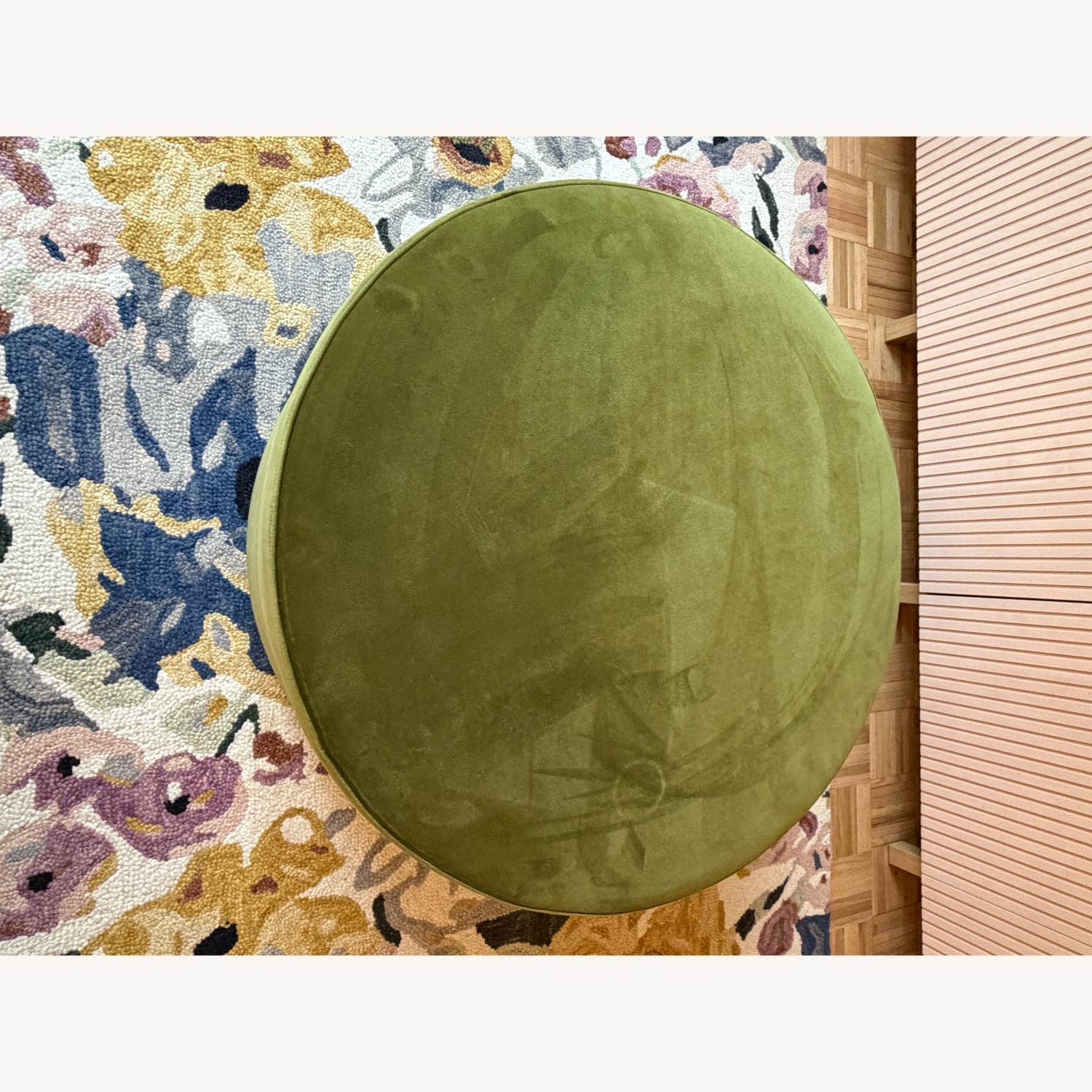 Interior Define Colten Green Velvet Coffee Table - image-3