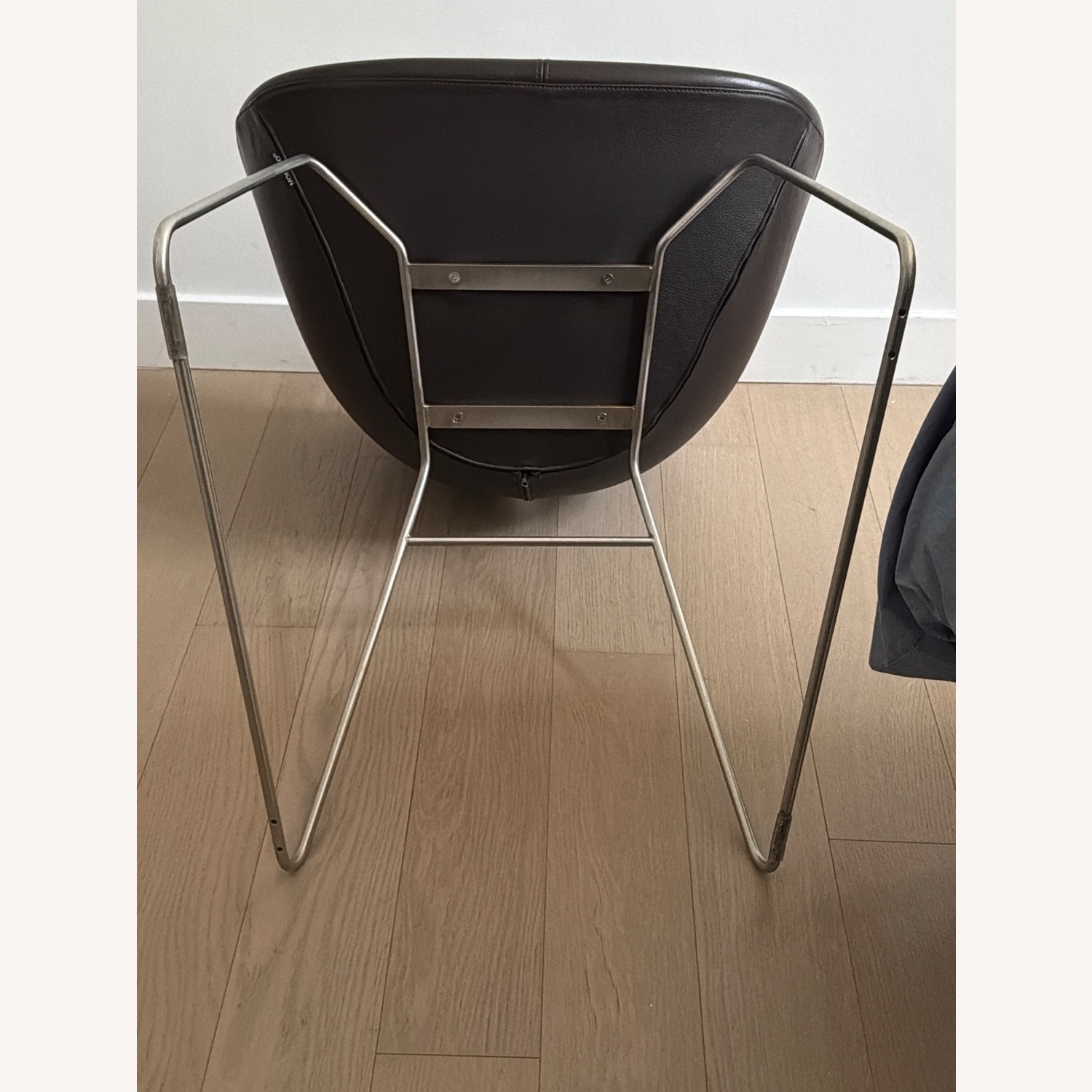 Moroso Fjord Dark Brown Leather Armchair - image-4