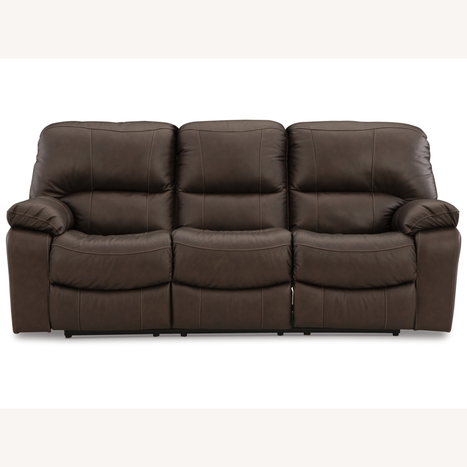 Leesworth Power Reclining Leather Sofa - image-4