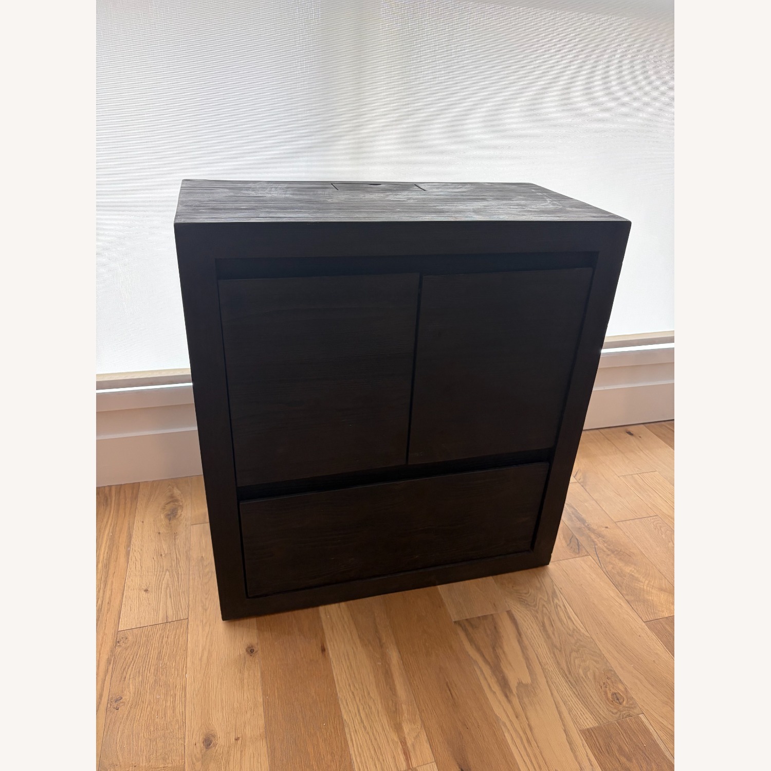 Pottery Barn Folsom Black Media Storage - image-2