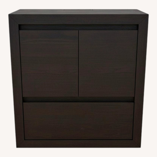 Used Pottery Barn Folsom Black Media Storage for sale on AptDeco