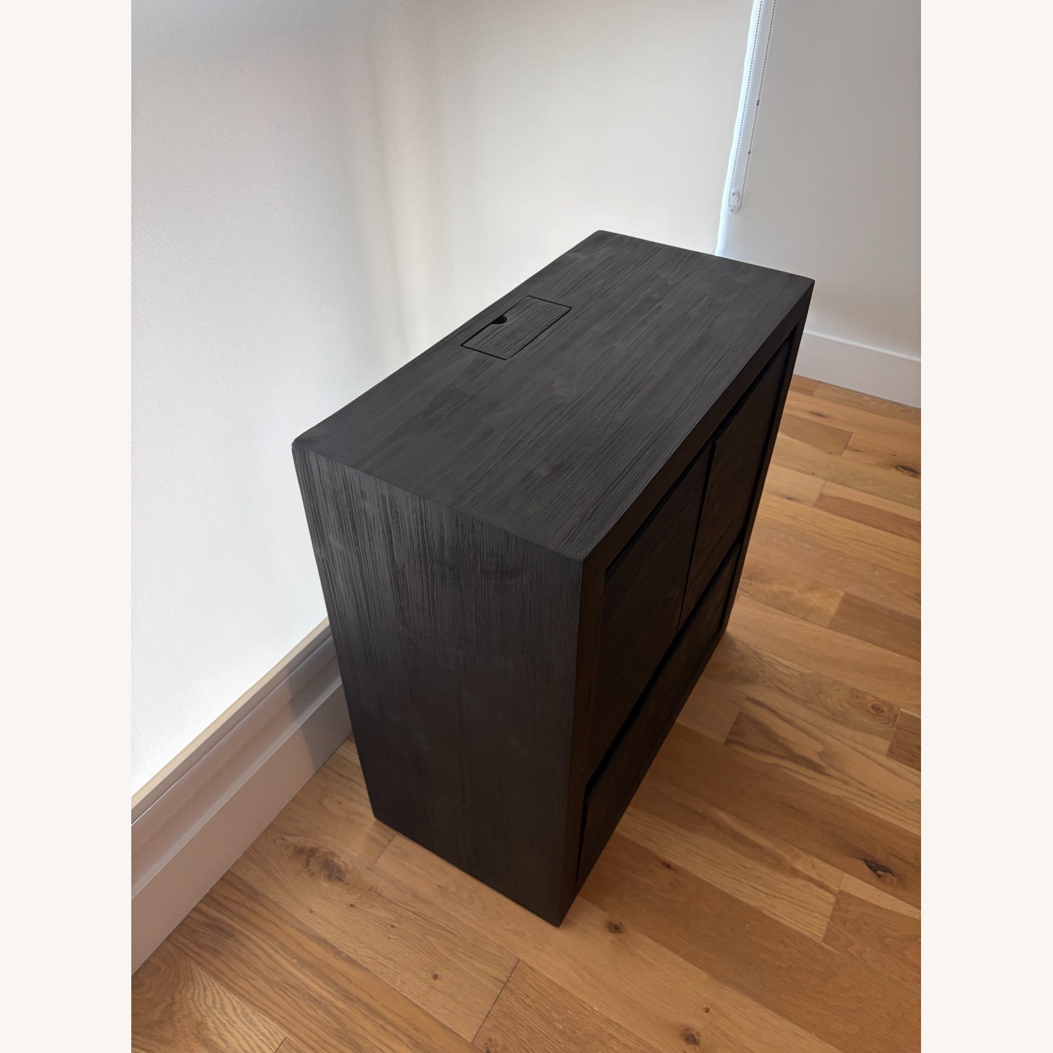 Pottery Barn Folsom Black Media Storage - image-3