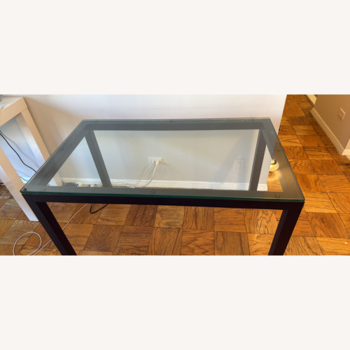 Used Crate & Barrel Parsons Dining Table for sale on AptDeco