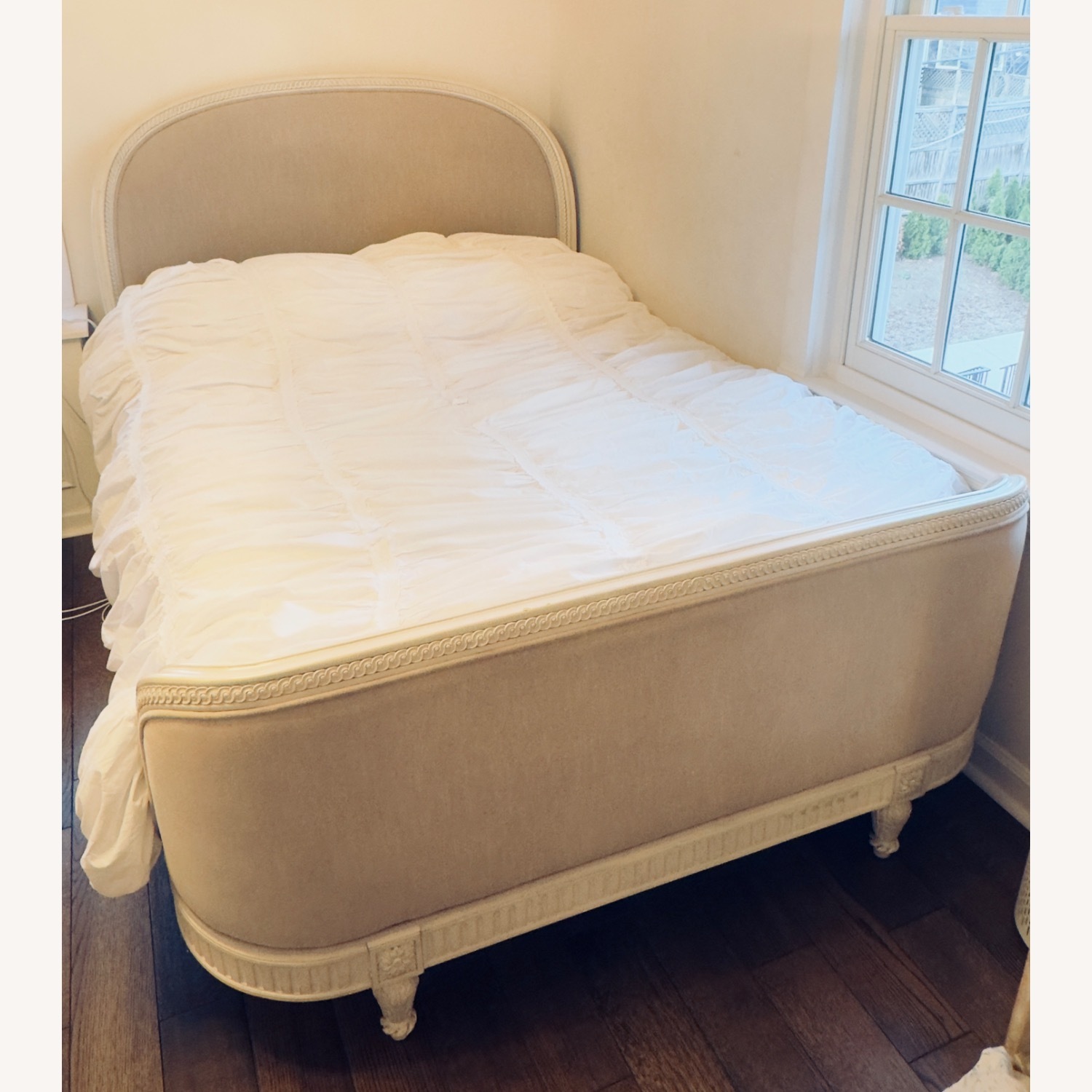 Restoration Hardware Full Belle Upholstered Bed - image-1
